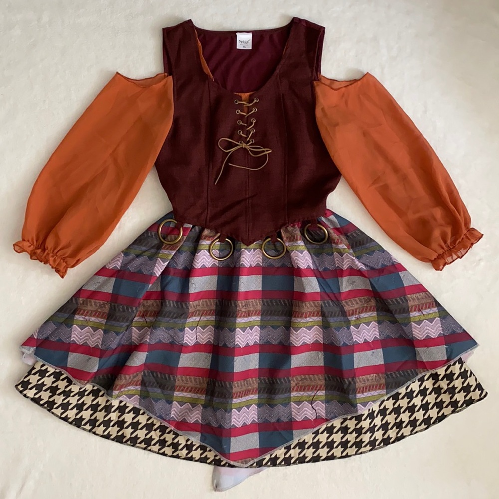 Spirit Kids Costume with Orange and Burgundy